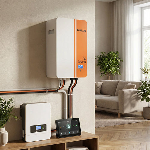 POWLAND Akumulator LiFePO4 5.12kWh 51.2V 100Ah | BMS, Rozbudowa Równoległa