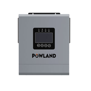 POWLAND Inwerter Hybrydowy 6,5kW 48V | MPPT, Czysta Sinusoida, BMS, LCD Display